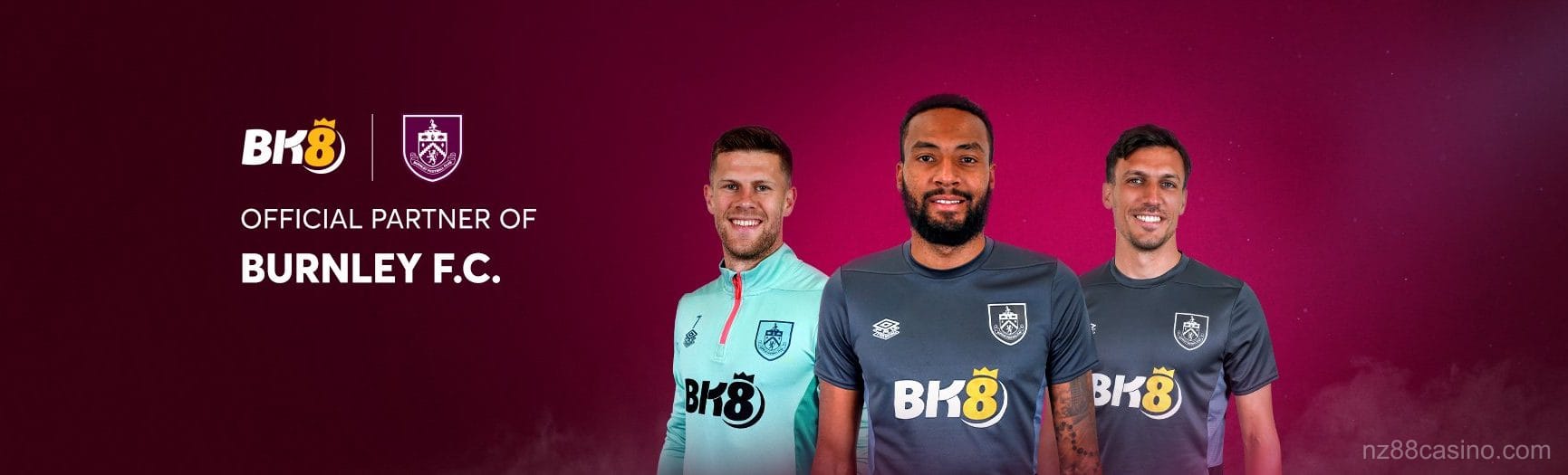 Khuyến mãi đối tác chính thức BK8 - Burnley FC